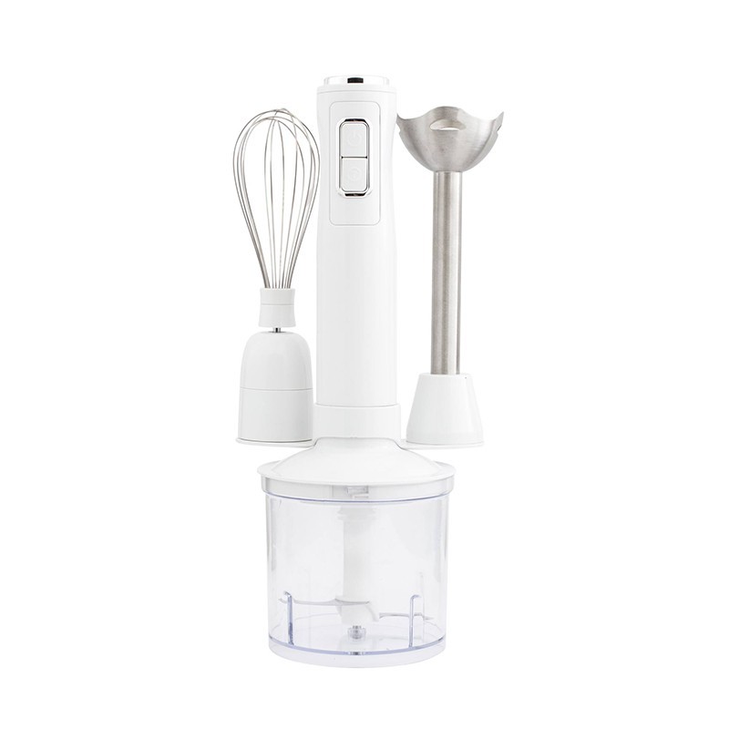 Mixeur Plongeant Salter Retro 3-en-1 Crème - Moteur 600W Puissant, 2 Vitesses, Fouet, Lames Inox & Bol Hachoir 500ml, Multifonction